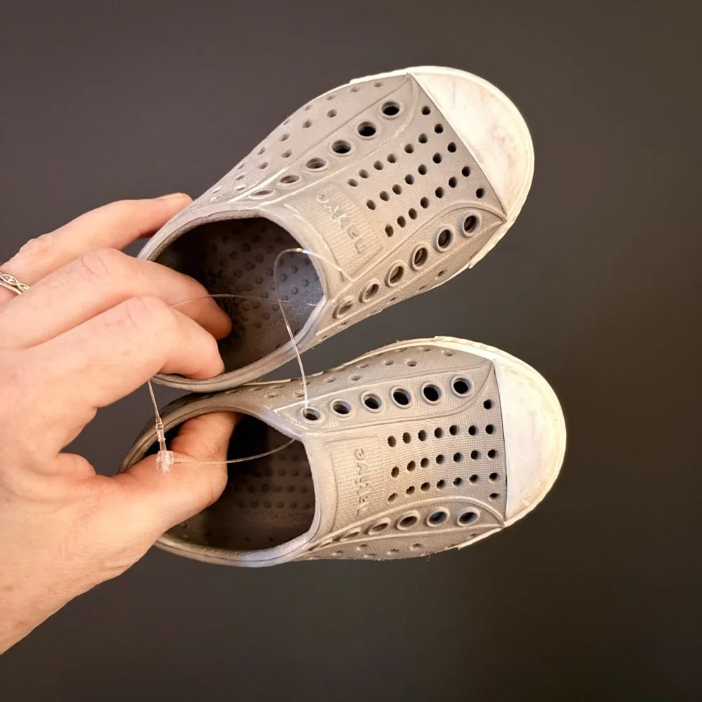 Native Kids' Jefferson Water Friendly Slip-On Sneaker in Pigeon Gray